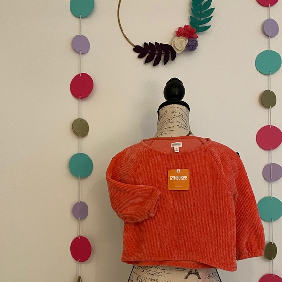 Gymboree salmon colored sweater size XS/4 NWT - Picture 2 of 9